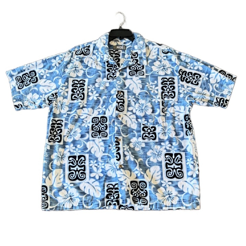 BOGO MCD Vintage Hawaiian Camp Shirt Men's XL